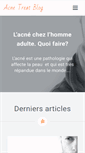 Mobile Screenshot of acnetreatblog.com